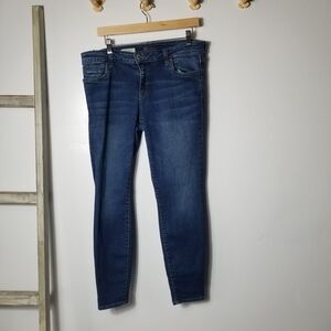 KUT FROM KLUTH WOMEN'S TOOTHPICK SKINNY JEANS SIZE 12 SHORT